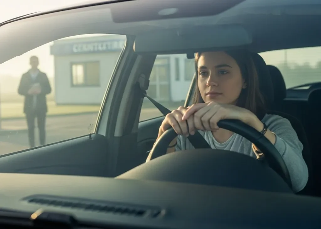 driving test calm confidence