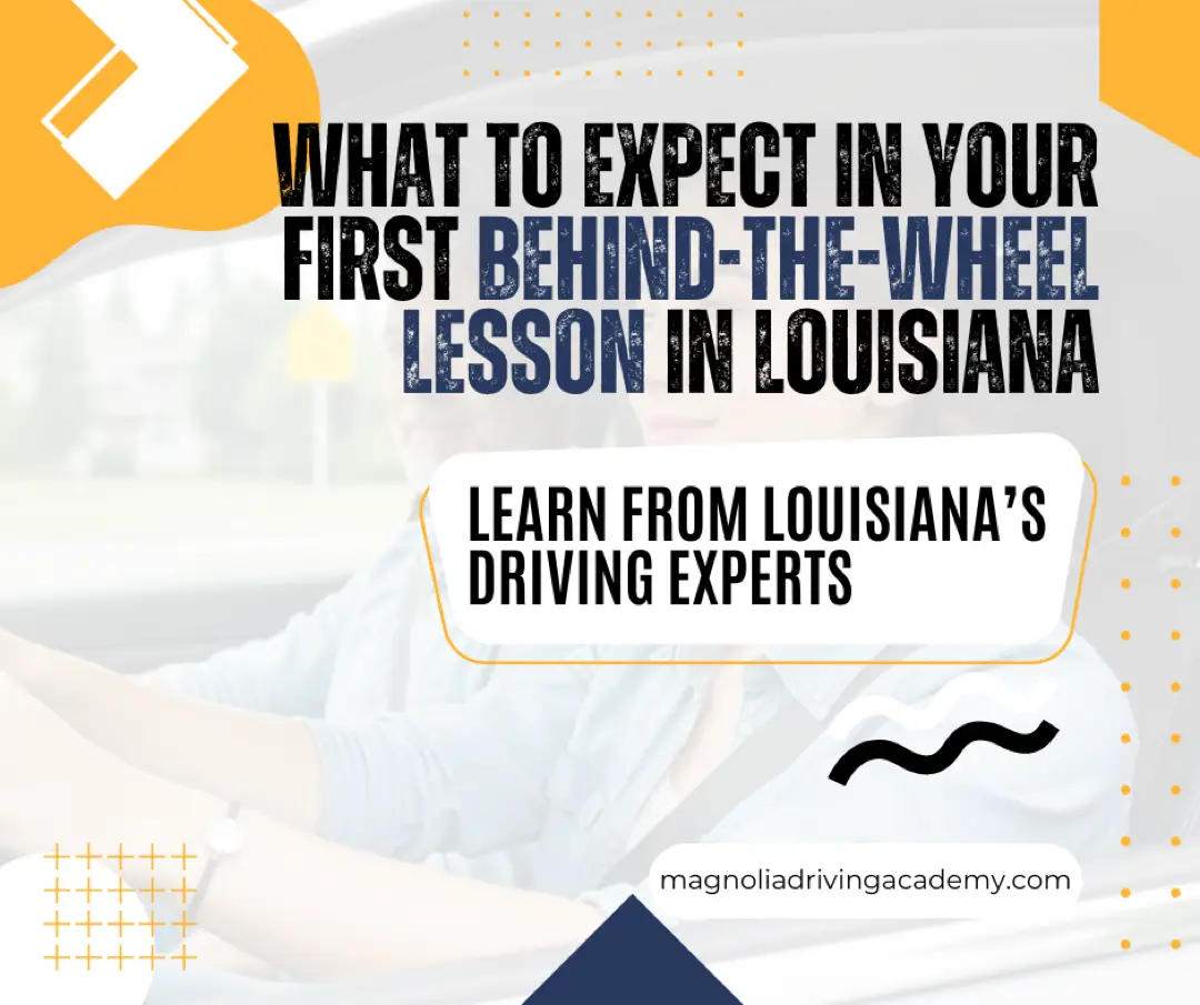 what to expect first behind the wheel lesson