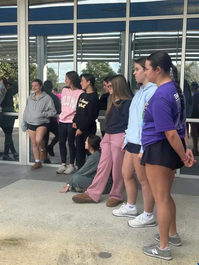 magnolia driving academy students standing outside