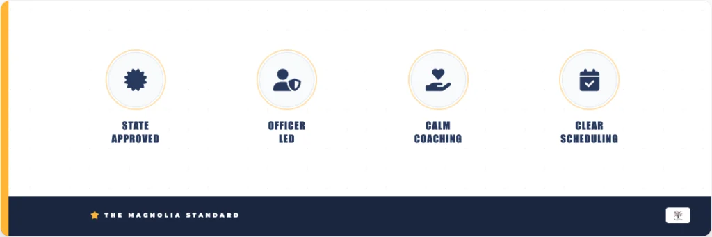 magnolia driving academy trust badge strip